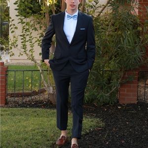 Calvin Klein Men’s Skinny-Fit Extra Slim Infinite Stretch Suit - Navy